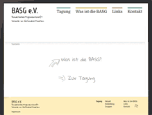 Tablet Screenshot of basg.de